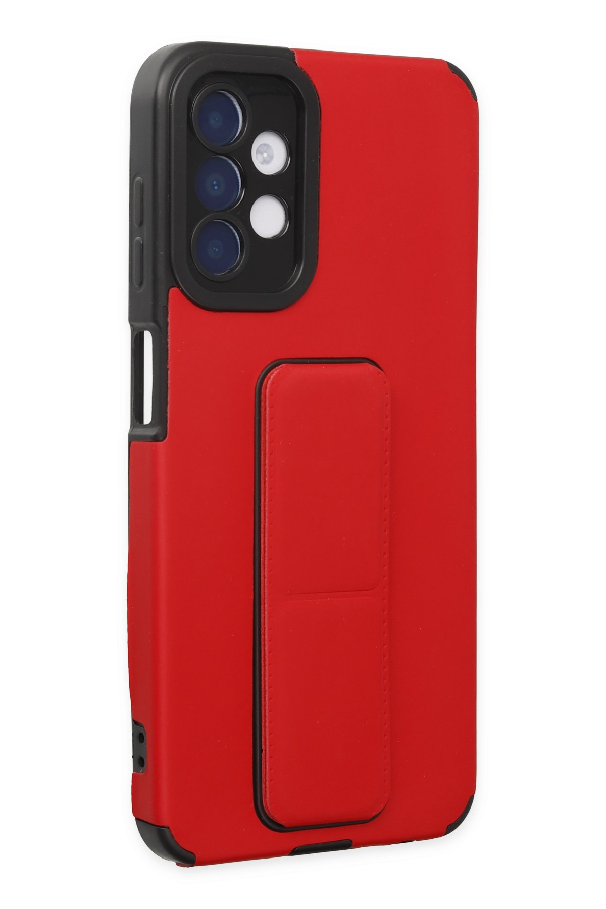 Newface Samsung Galaxy A04S Kılıf Loop Deri Silikon - Kahverengi