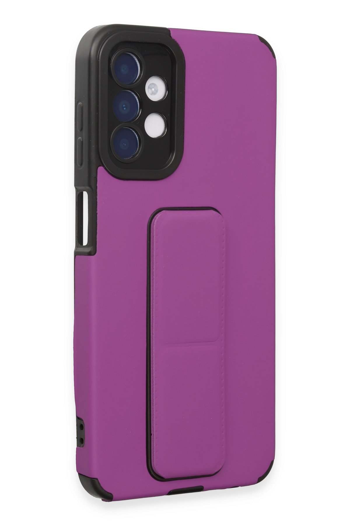 Newface Samsung Galaxy A04S Kılıf Pars Lens Yüzüklü Silikon - Gold