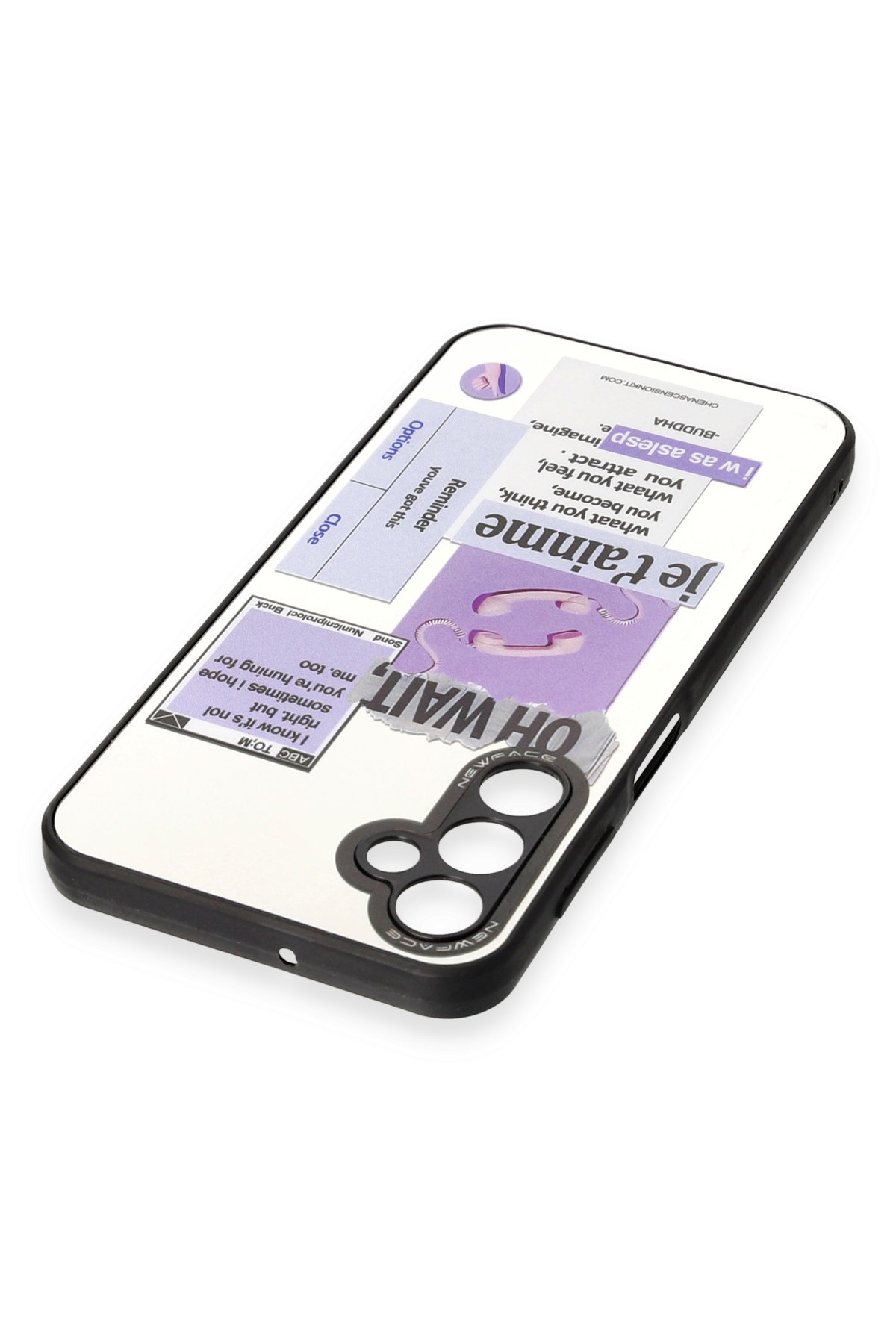 Newface Samsung Galaxy A04S Kılıf Mirror Desenli Kapak - Mirror - 12