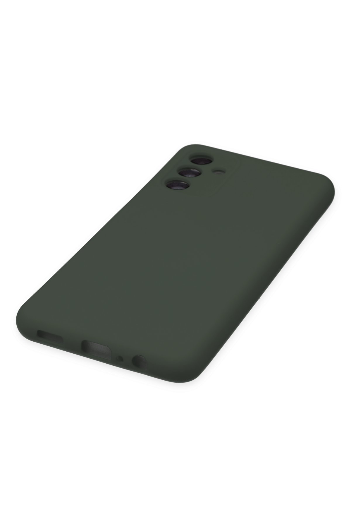 Newface Samsung Galaxy A04S Kılıf Pars Lens Yüzüklü Silikon - Kırmızı
