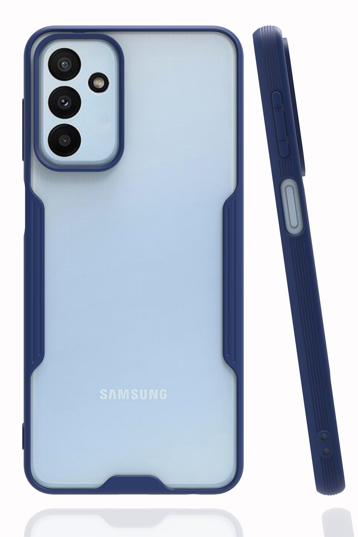 Newface Samsung Galaxy A04S Kılıf Nano içi Kadife Silikon - Kırmızı