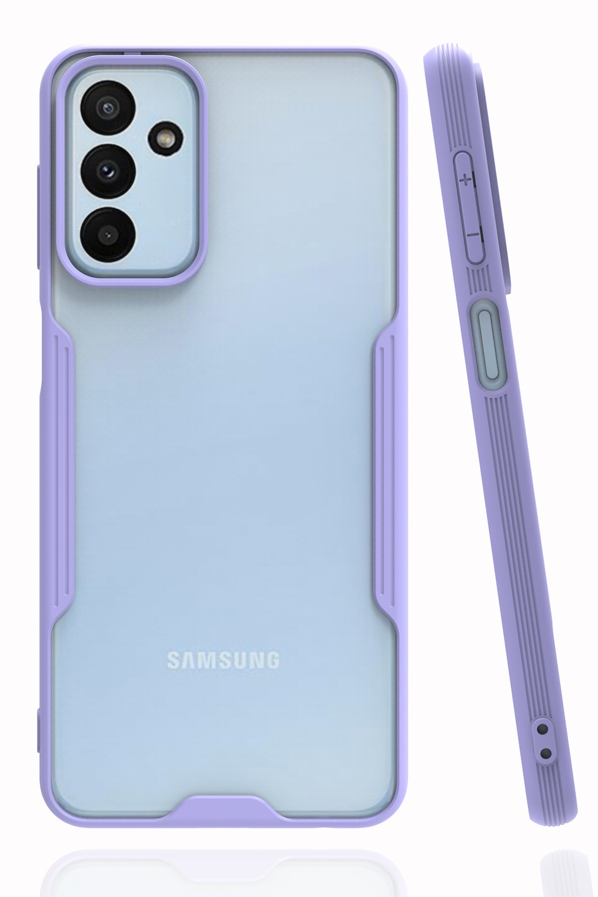 Newface Samsung Galaxy A04S Kılıf Zuma Kartvizitli Yüzüklü Silikon - Kırmızı