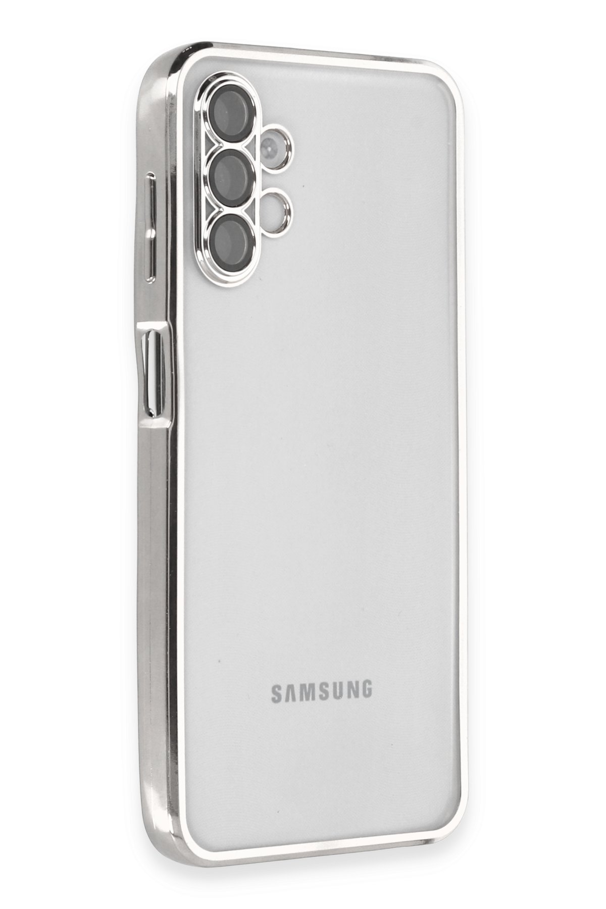 Newface Samsung Galaxy A04S Kılıf Volet Silikon - Pembe