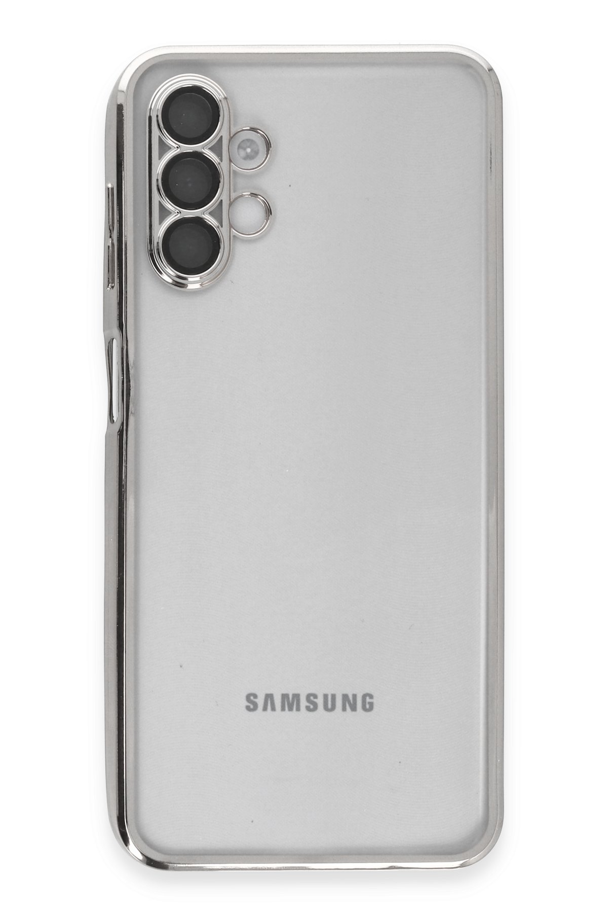 Newface Samsung Galaxy A04S Kılıf Volet Silikon - Pembe
