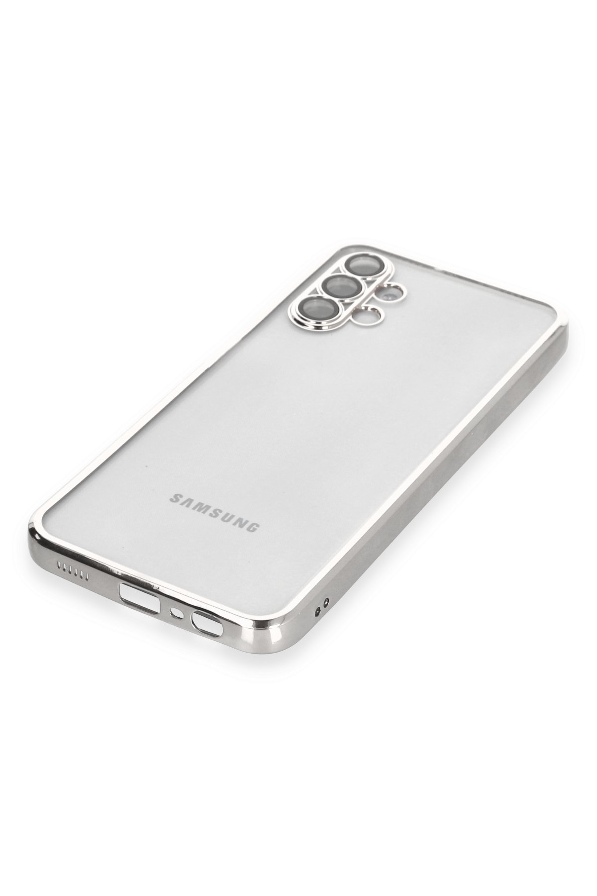 Newface Samsung Galaxy A04S Kılıf Volet Silikon - Pembe