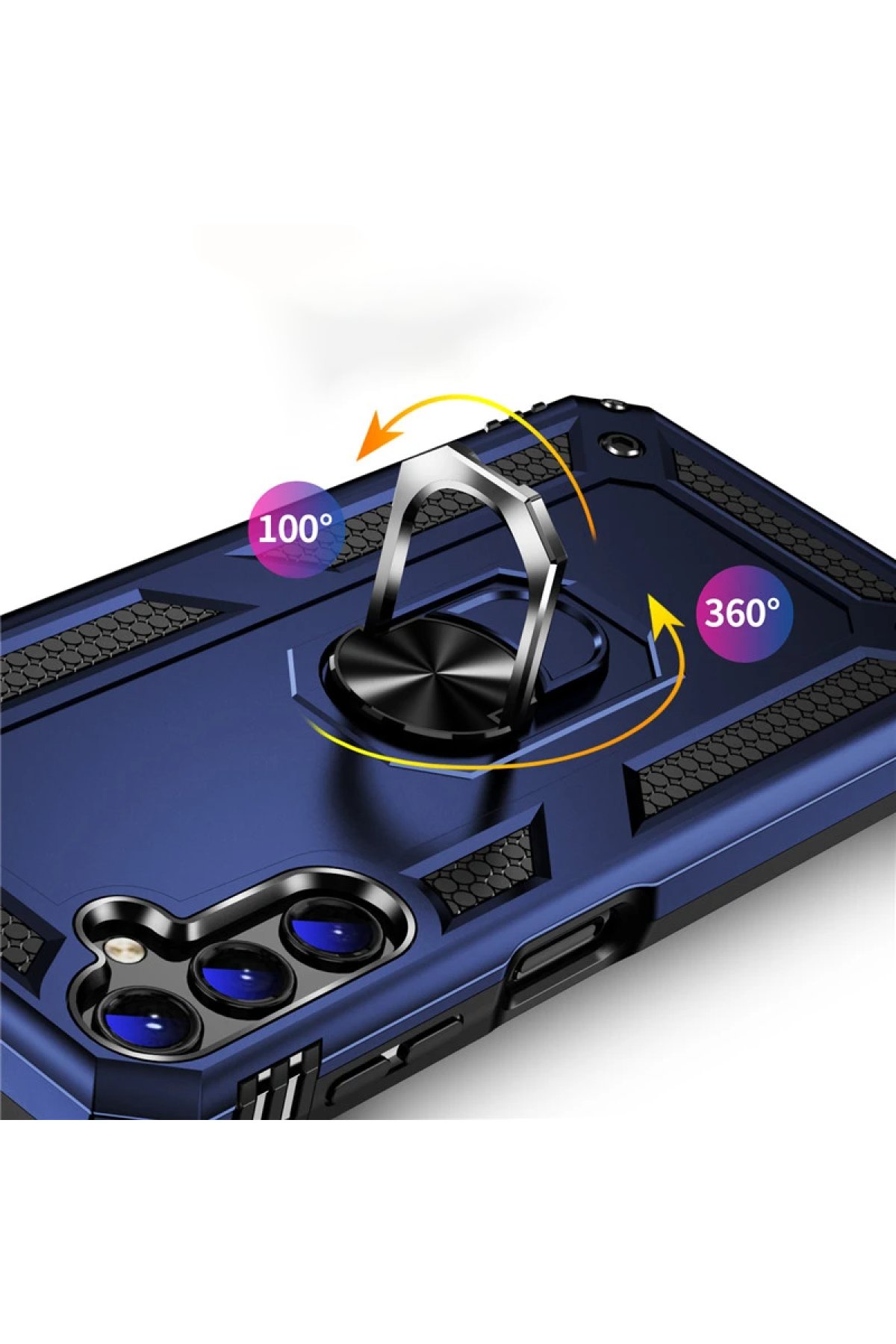 Newface Samsung Galaxy A04S Kılıf Elegant Kapak - Siyah