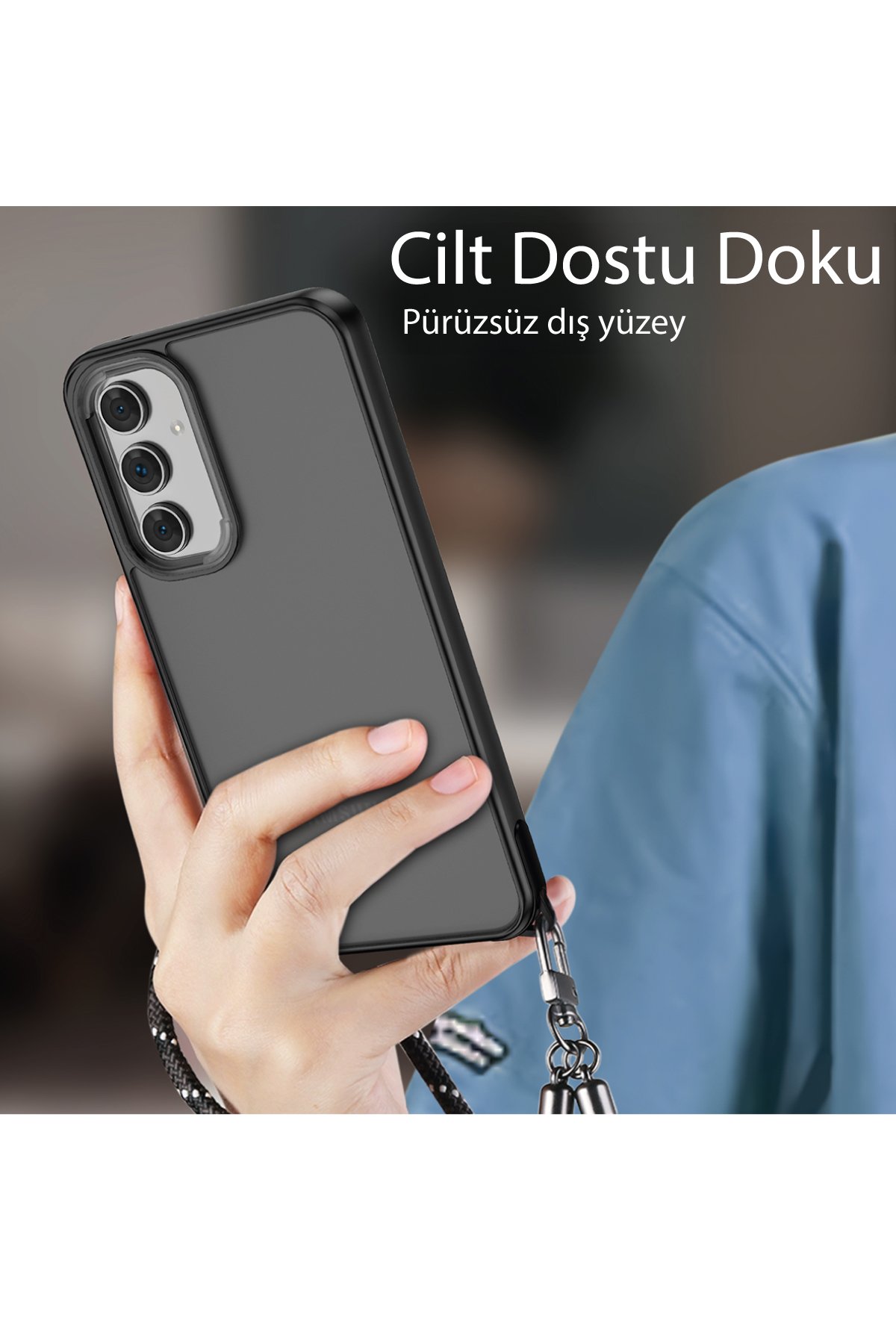 Newface Samsung Galaxy A05 Kılıf Boyi Silikon Kapak - Lacivert