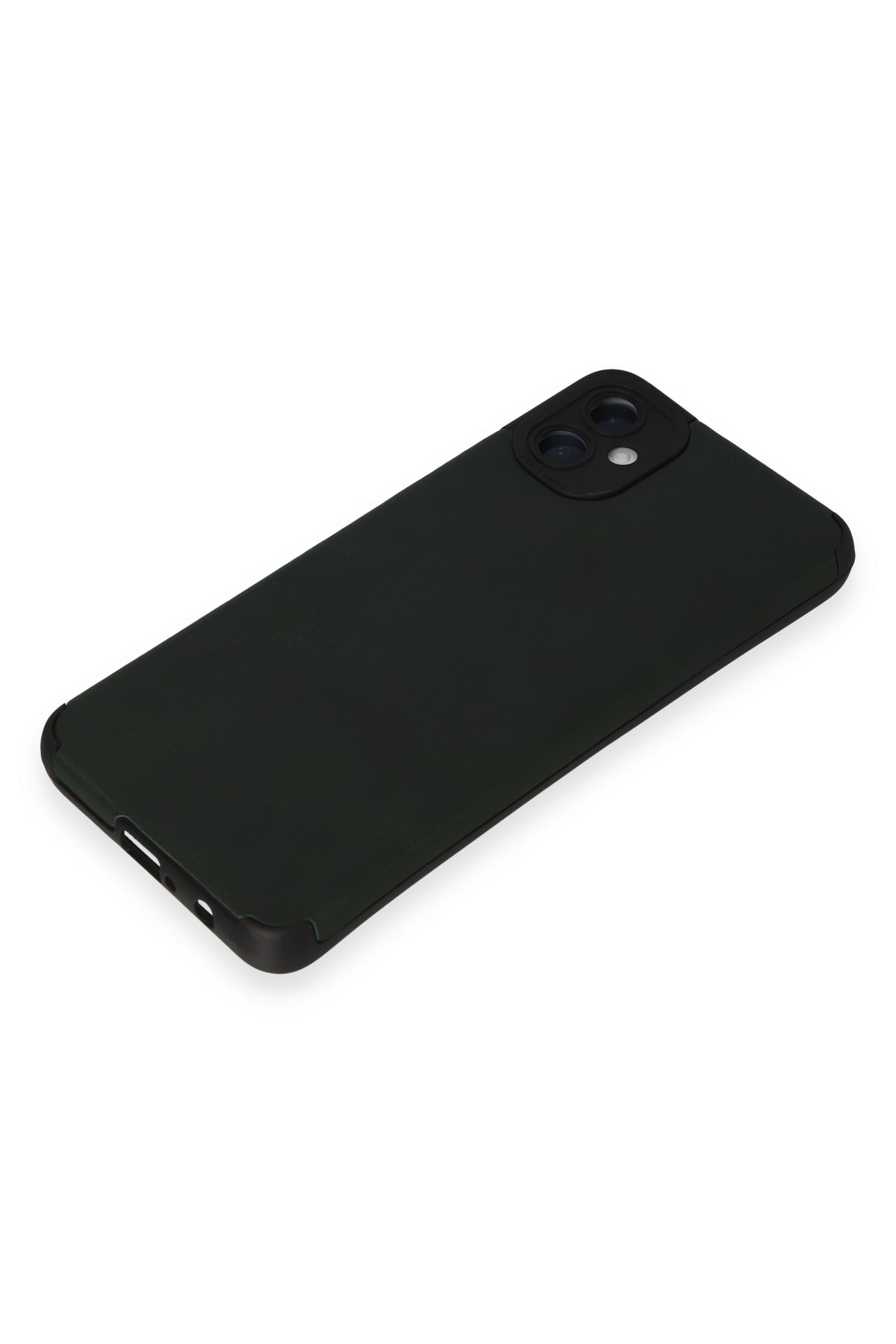 Newface Samsung Galaxy A05 Kılıf Pars Lens Yüzüklü Silikon - Siyah