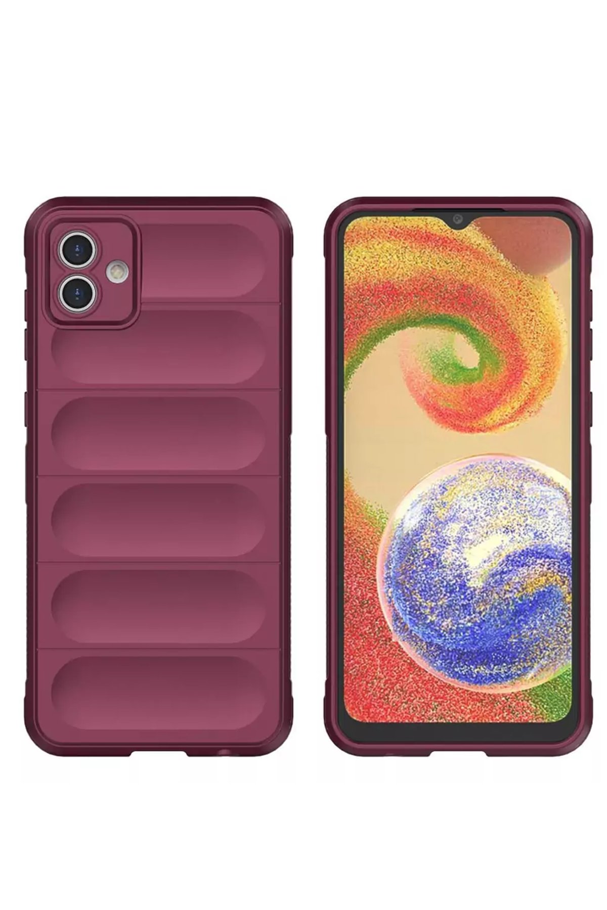 Newface Samsung Galaxy A05 Kılıf Zuma Kartvizitli Yüzüklü Silikon - Siyah