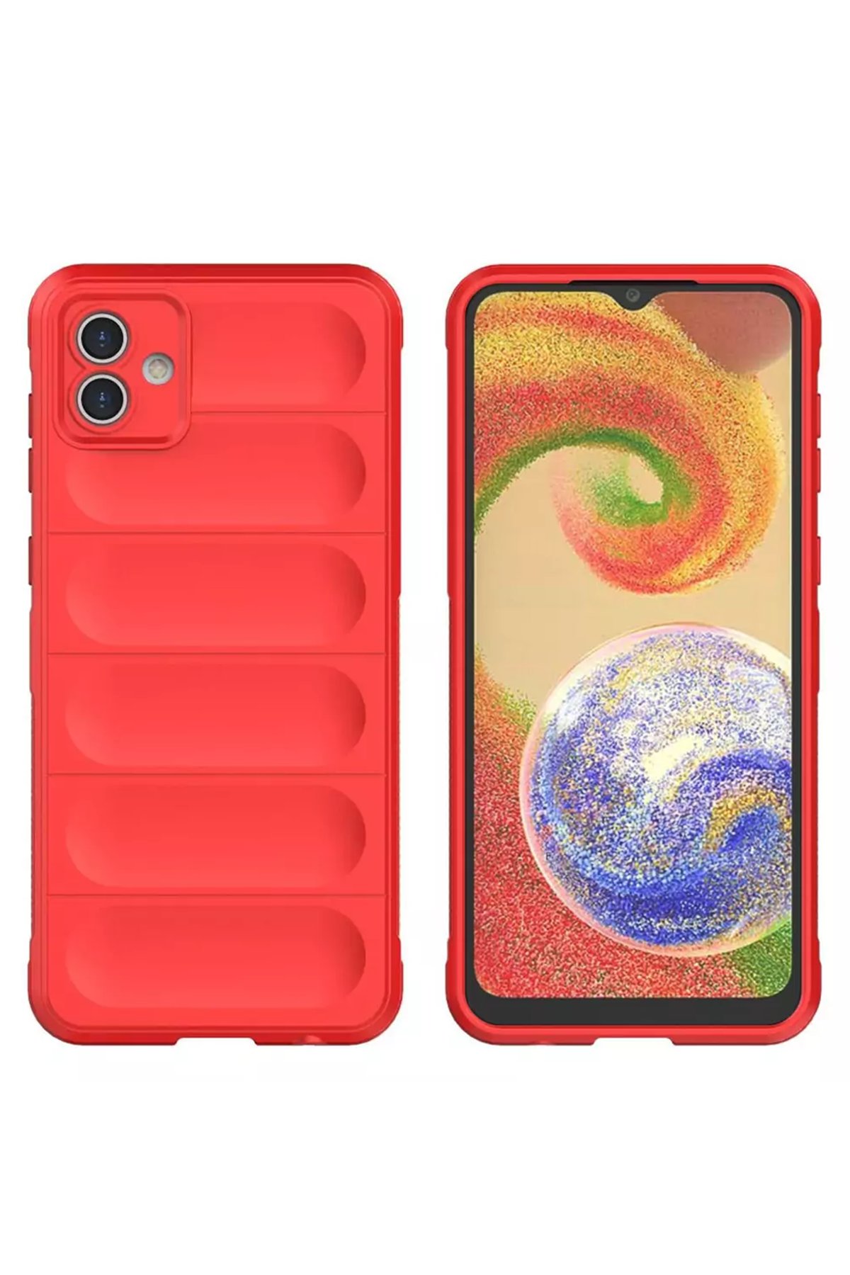 Newface Samsung Galaxy A05 Kılıf Boyi Silikon Kapak - Titan Gri