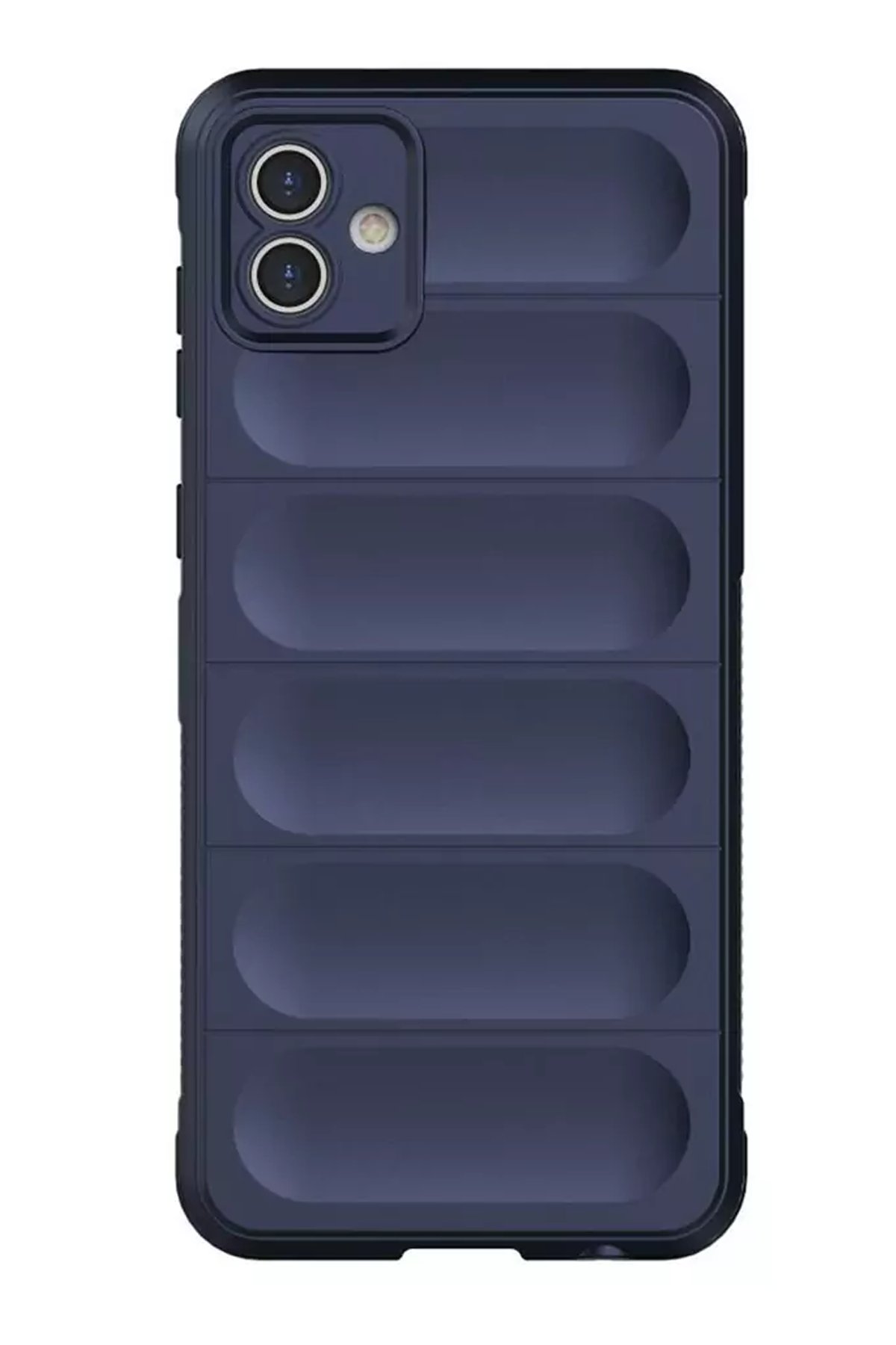 Newface Samsung Galaxy A05 Kılıf Montreal Yüzüklü Silikon Kapak - Siyah