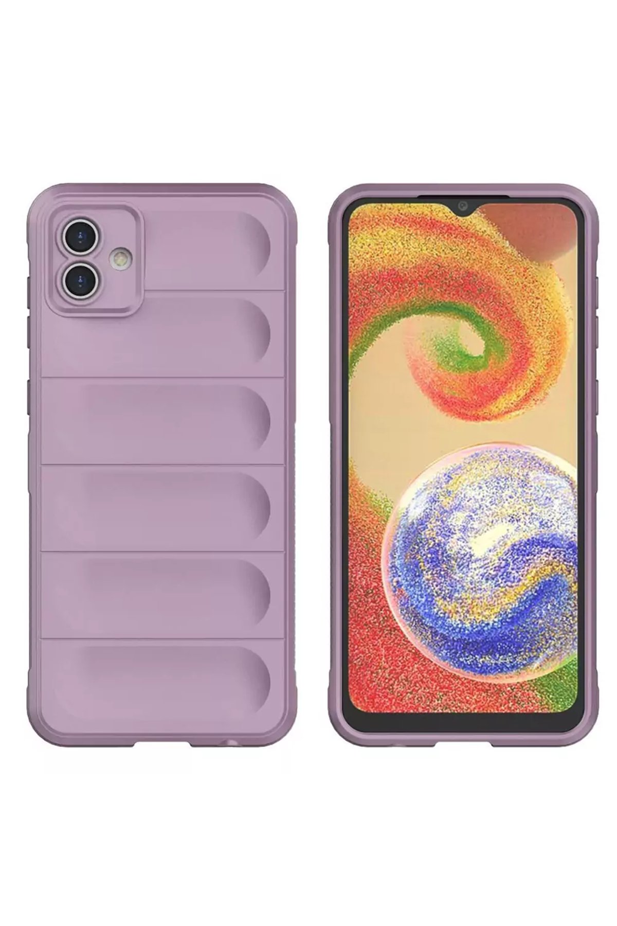 Newface Samsung Galaxy A05 Kılıf Pars Lens Yüzüklü Silikon - Siyah