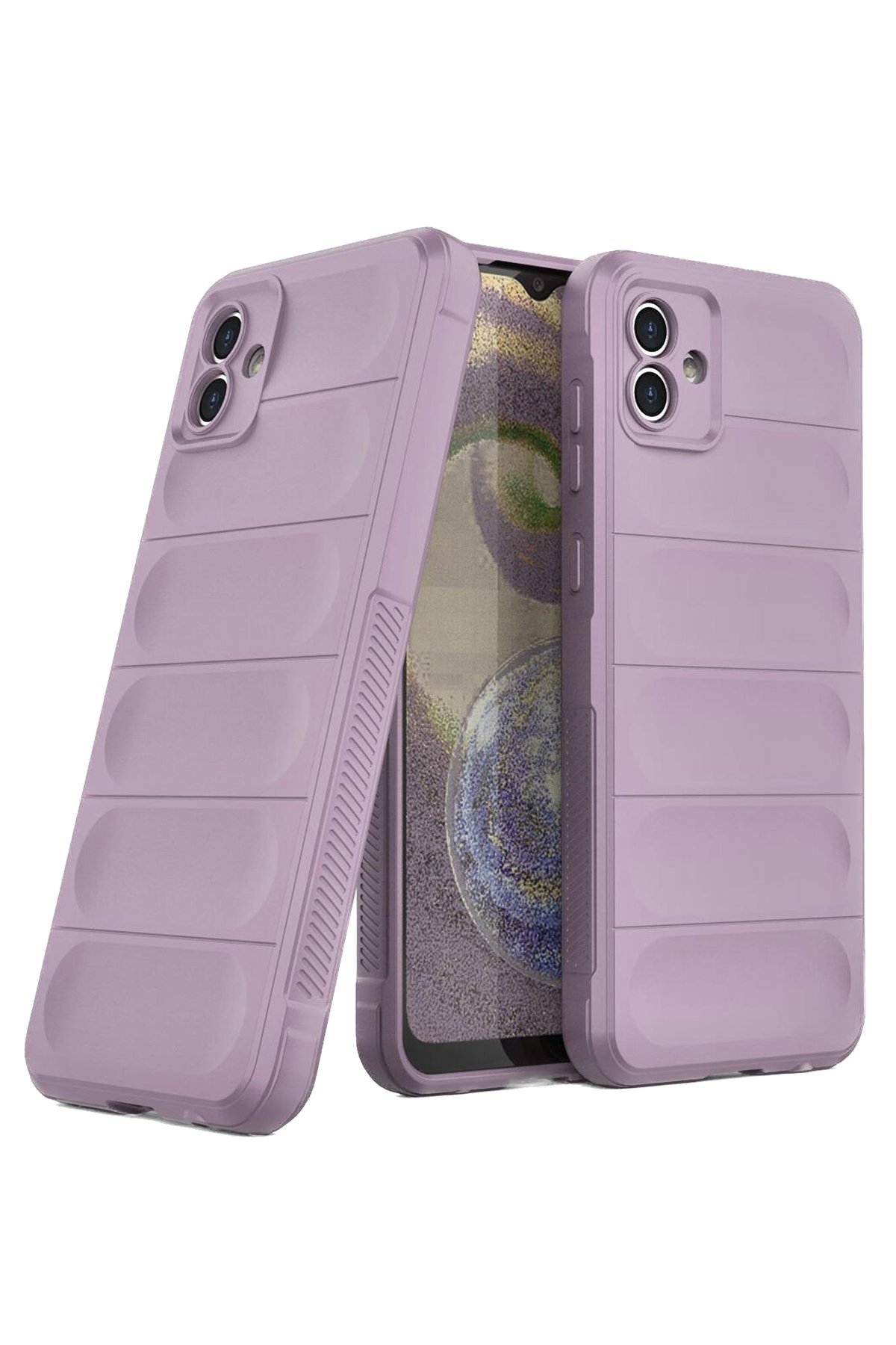 Newface Samsung Galaxy A05 Kılıf Pars Lens Yüzüklü Silikon - Siyah