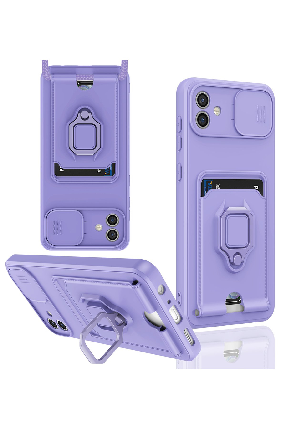 Newface Samsung Galaxy A05 Kılıf Petro Silikon - Mürdüm