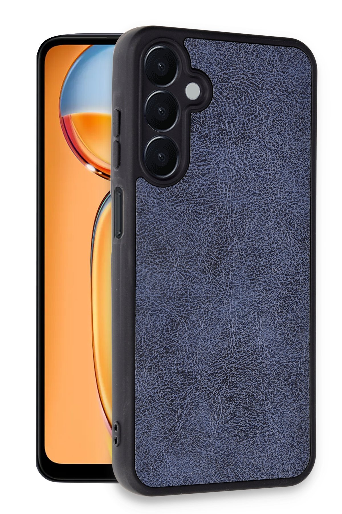 Newface Samsung Galaxy A05S Kılıf Montreal Yüzüklü Silikon Kapak - Buz Mavi