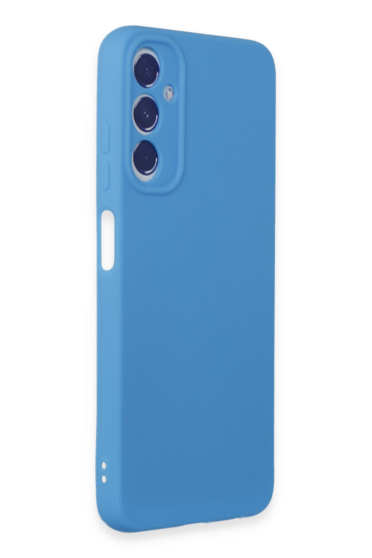 Newface Samsung Galaxy A05S Kılıf Pars Lens Yüzüklü Silikon - Gümüş