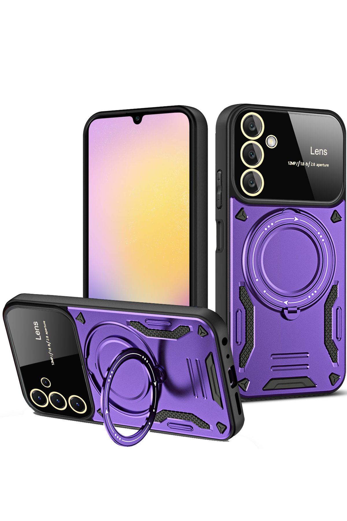 Newface Samsung Galaxy A05S Kılıf Mirror Desenli Kapak - Mirror - 5