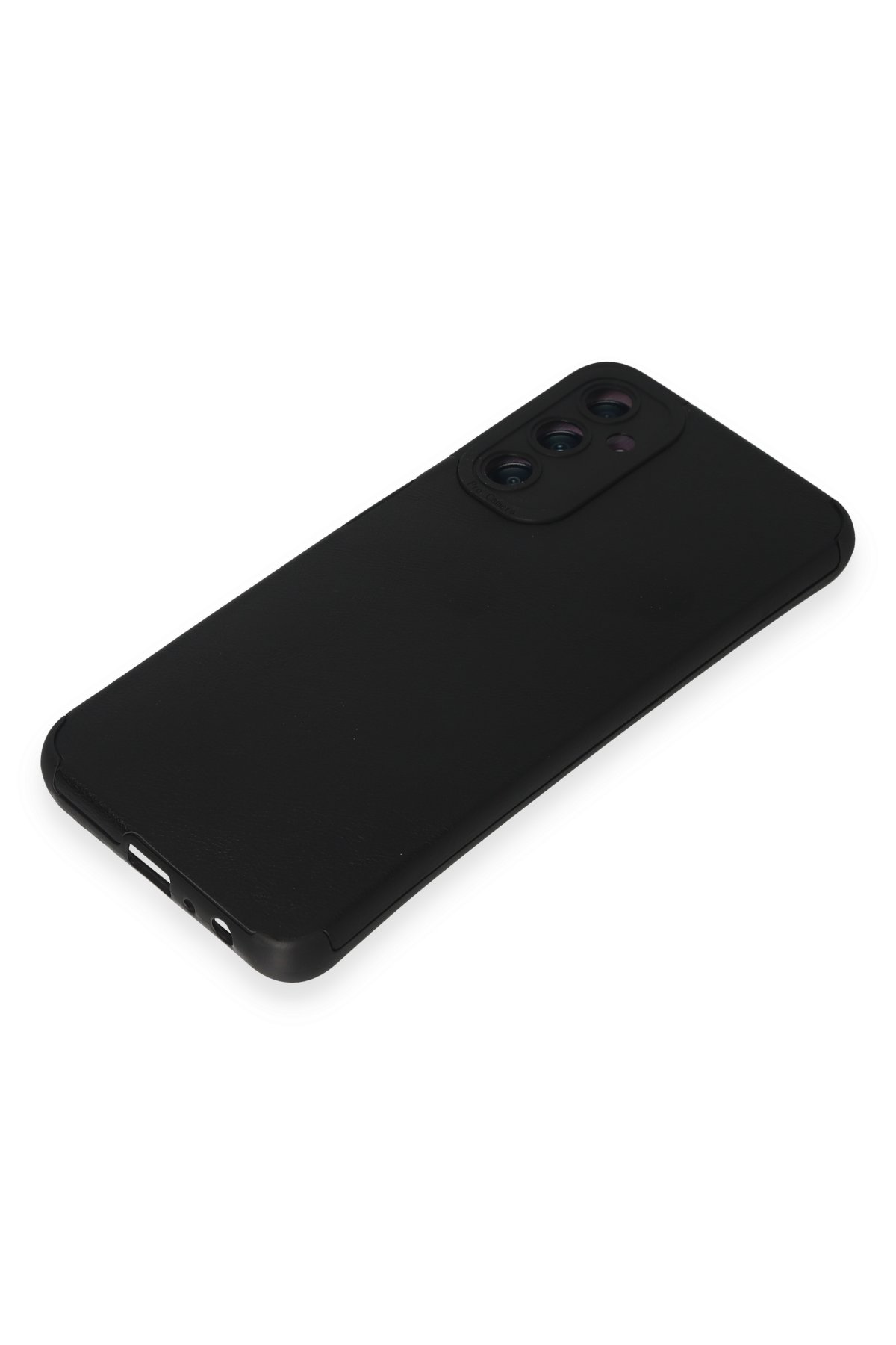 Newface Samsung Galaxy A05S Kılıf Pars Lens Yüzüklü Silikon - Gold