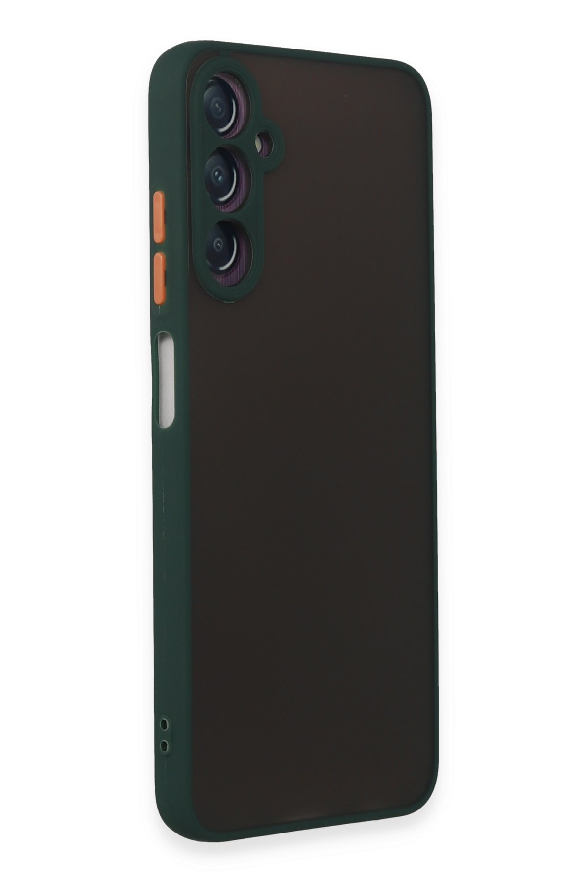 Newface Samsung Galaxy A05S Kılıf Pars Lens Yüzüklü Silikon - Lacivert