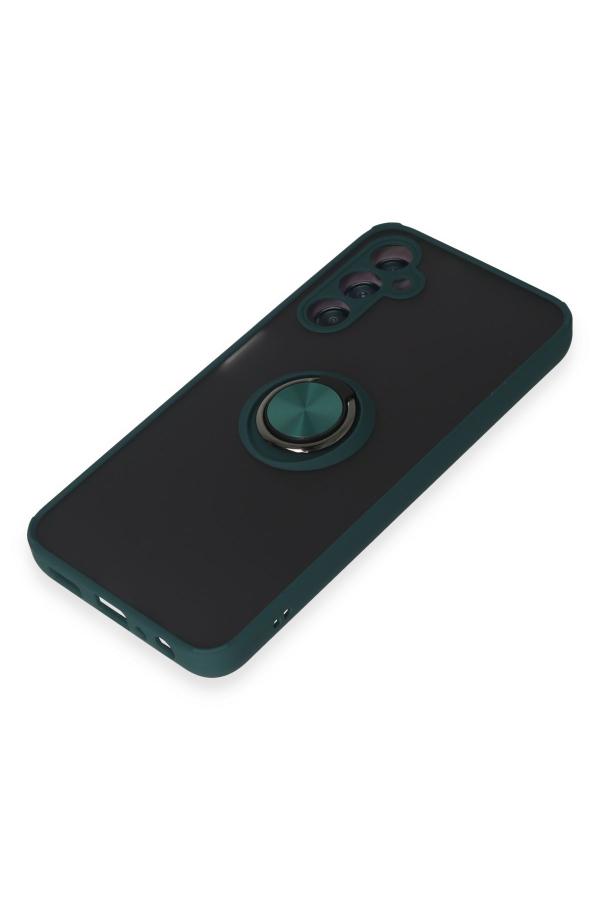 Newface Samsung Galaxy A05S Kılıf Zuma Kartvizitli Yüzüklü Silikon - Pembe