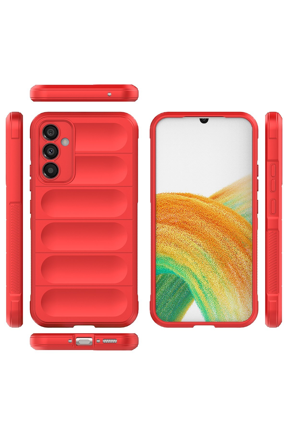 Newface Samsung Galaxy A05S Kılıf Lincoln Silikon - Siyah