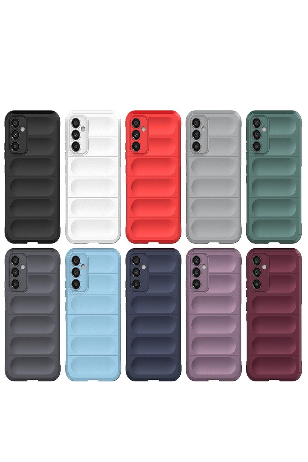 Newface Samsung Galaxy A05S Kılıf Puma Silikon - Gri