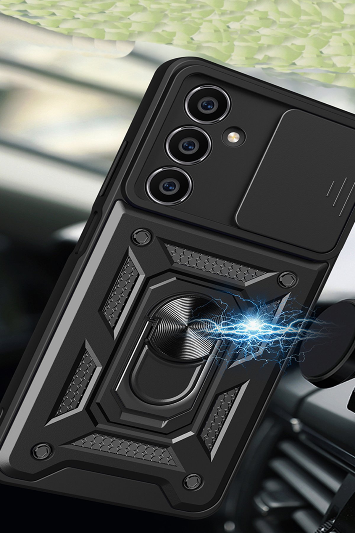 Newface Samsung Galaxy A05S Kılıf Taft Kapak - Siyah