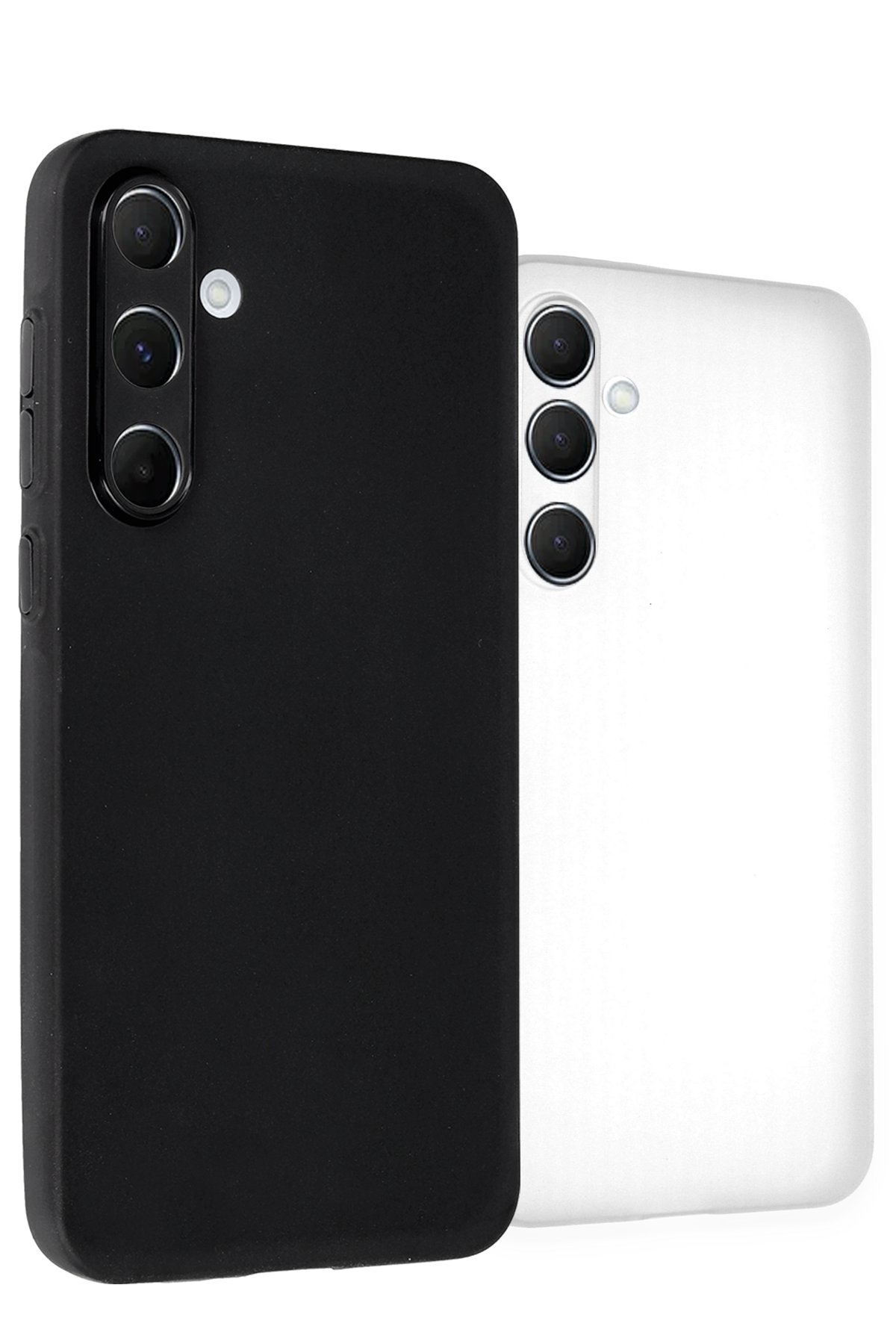 Newface Samsung Galaxy A05S Kılıf Razer Lensli Silikon - Siyah