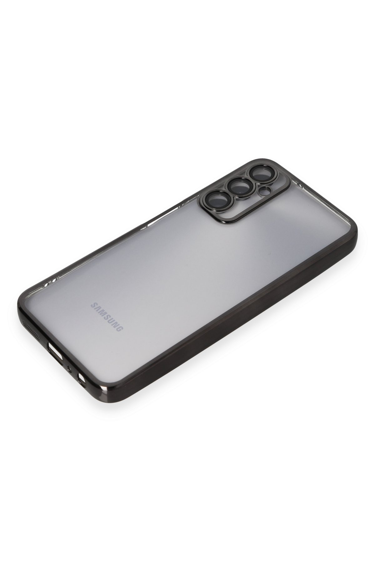 Newface Samsung Galaxy A05S Kılıf Nano içi Kadife Silikon - Lila