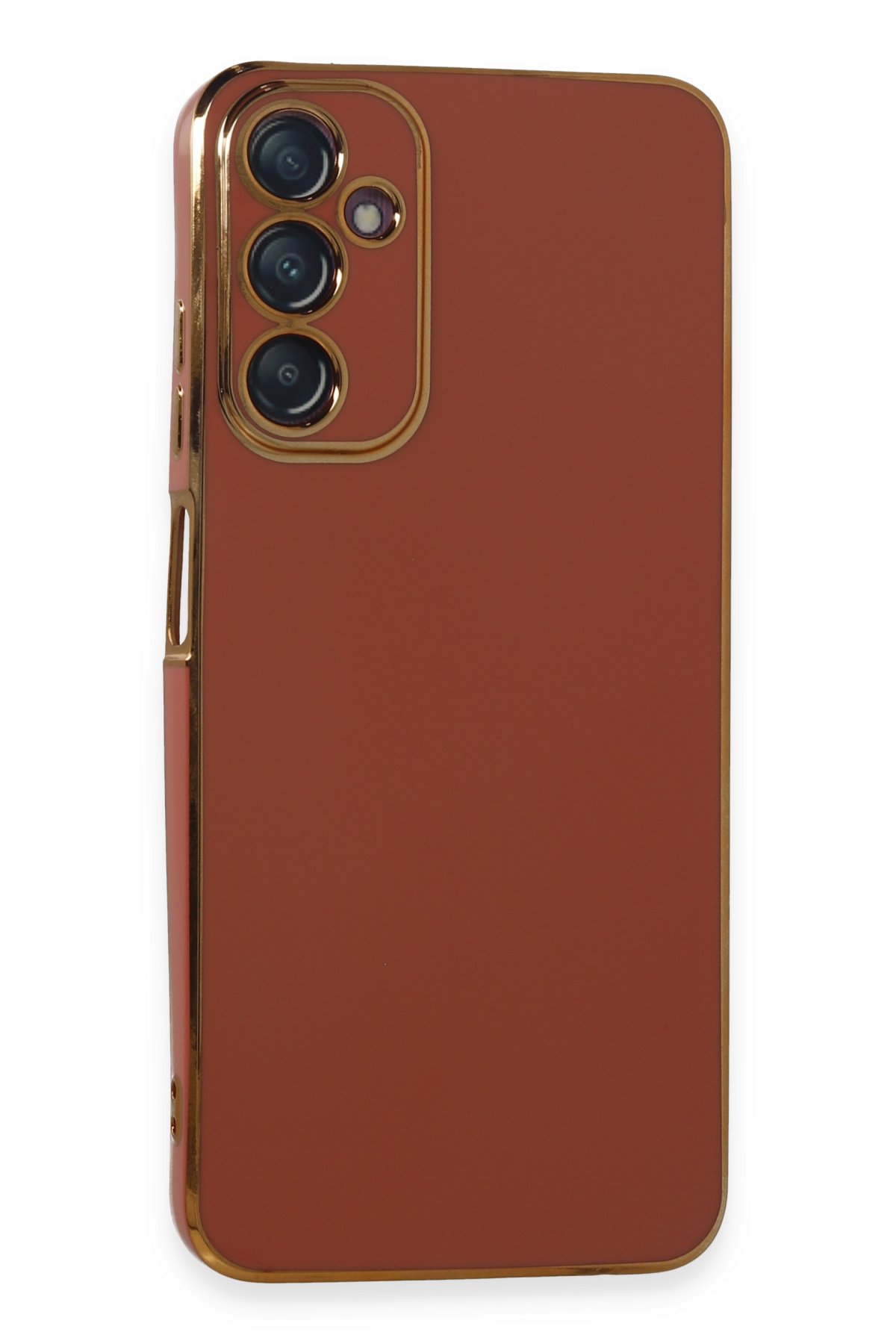 Newface Samsung Galaxy A05S Kılıf Montreal Yüzüklü Silikon Kapak - Sarı