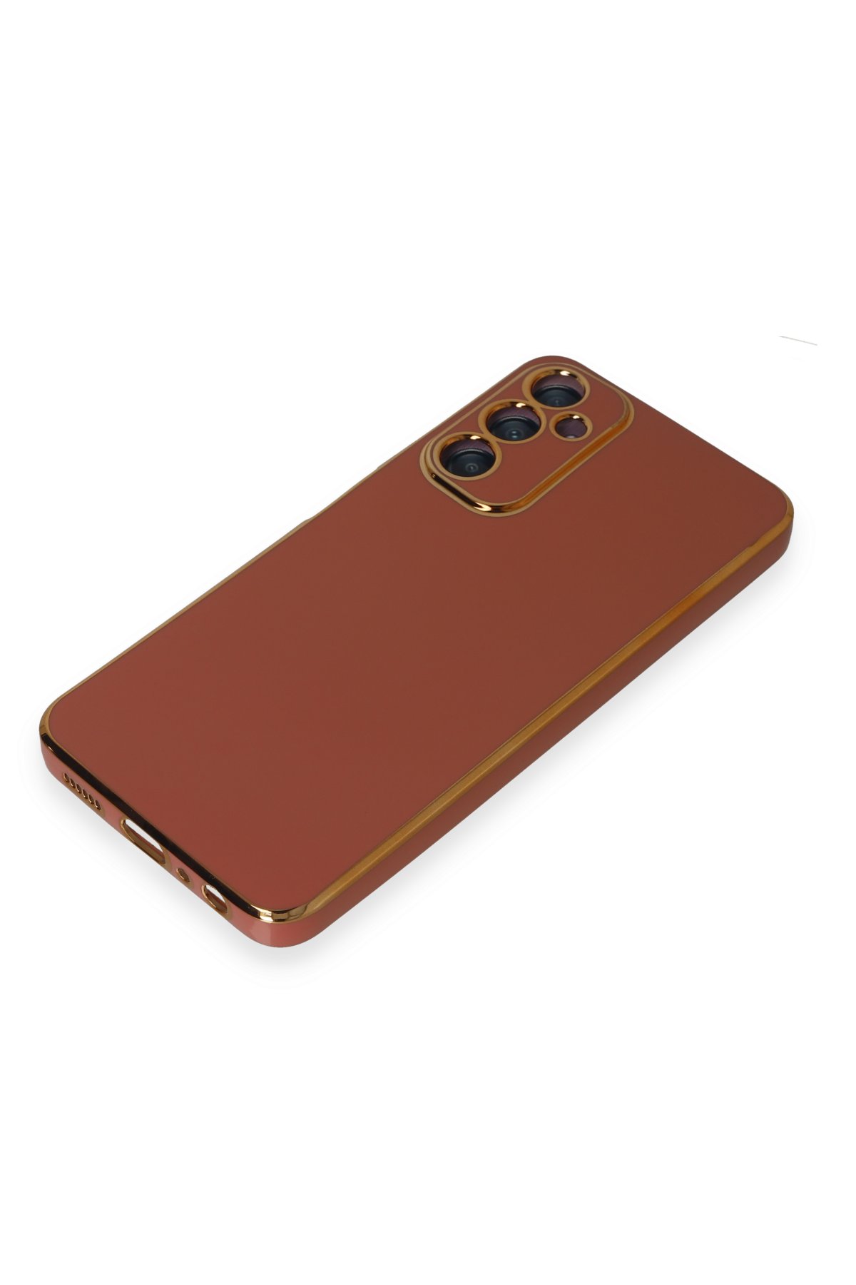 Newface Samsung Galaxy A05S Kılıf Montreal Yüzüklü Silikon Kapak - Sarı