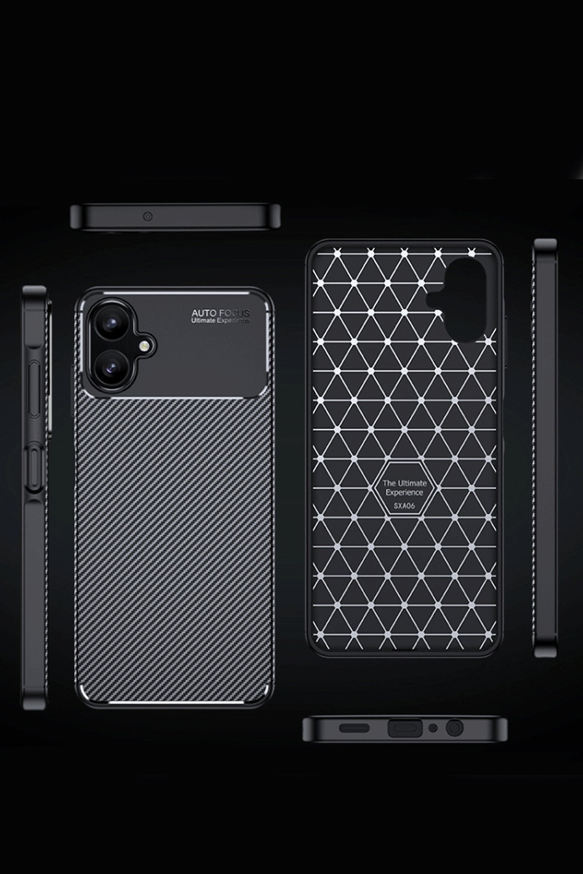 Newface Samsung Galaxy A06 Kılıf Flip Cover - Siyah
