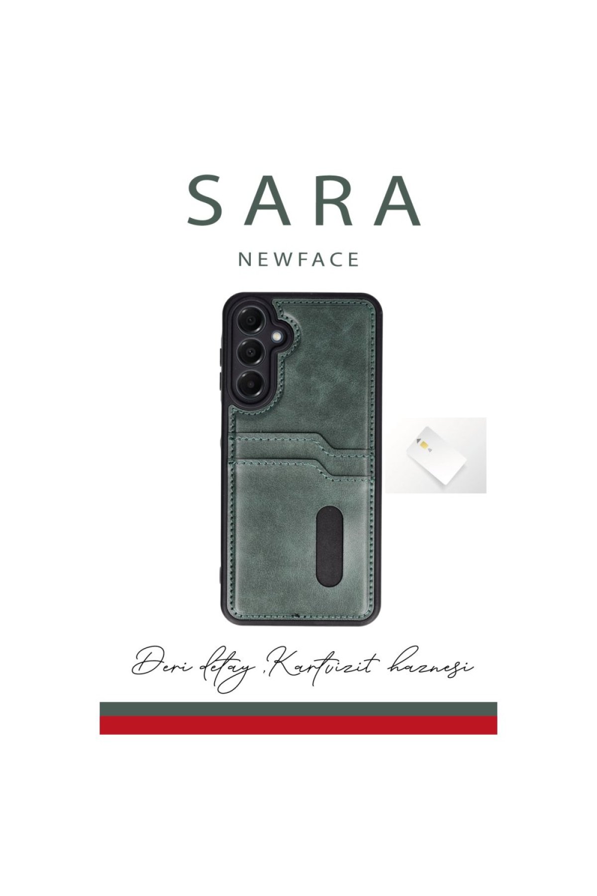 Newface Samsung Galaxy A06 Kılıf Flip Cover - Taba