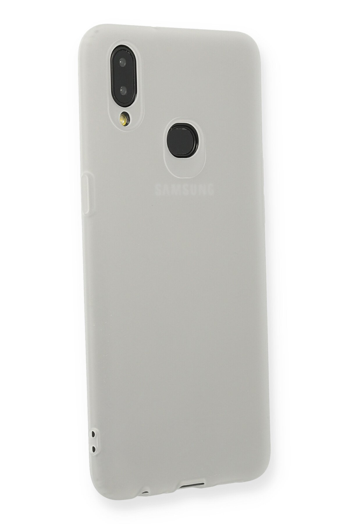 Newface Samsung Galaxy A10S Kılıf Nano içi Kadife Silikon - Siyah