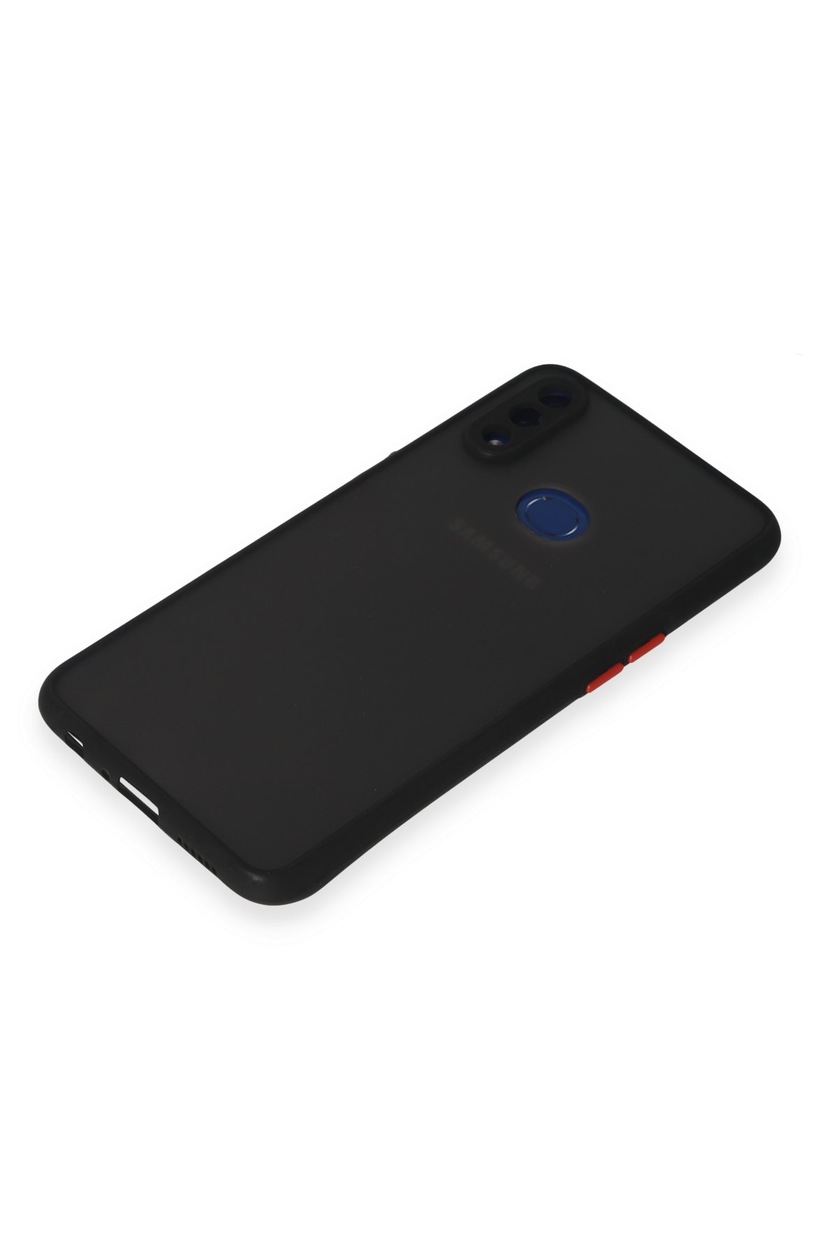 Newface Samsung Galaxy A10S Kılıf Auto Focus Kapak - Kırmızı