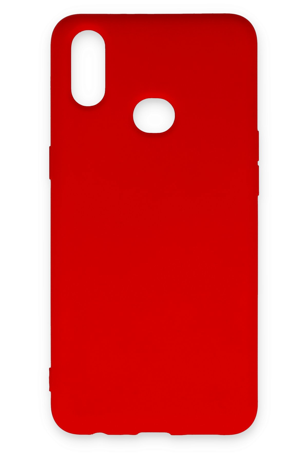 Newface Samsung Galaxy A10S Kılıf Nano içi Kadife Silikon - Turuncu