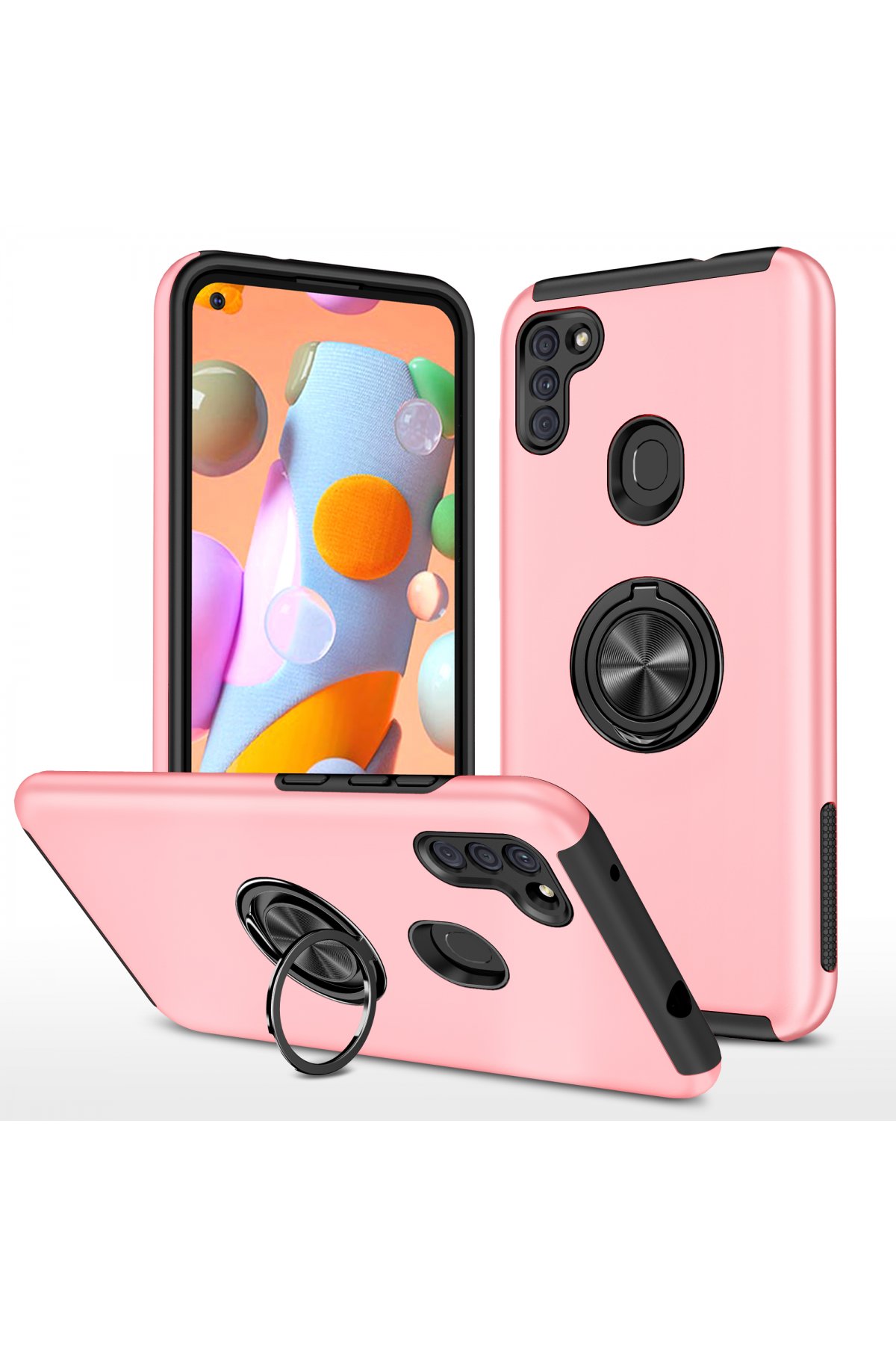 Newface Samsung Galaxy A11 Kılıf Montreal Silikon Kapak - Gri