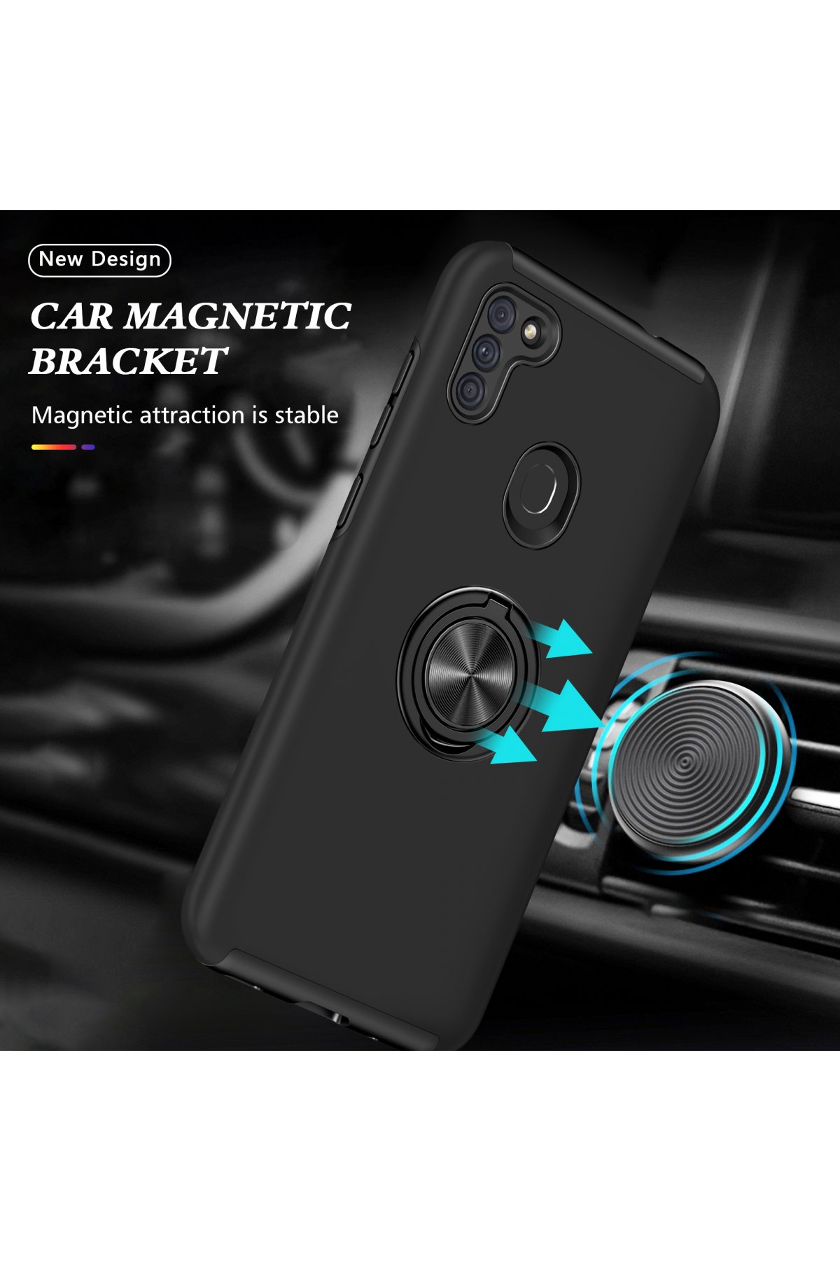 Newface Samsung Galaxy A11 Kılıf Palm Buzlu Kamera Sürgülü Silikon - Kırmızı