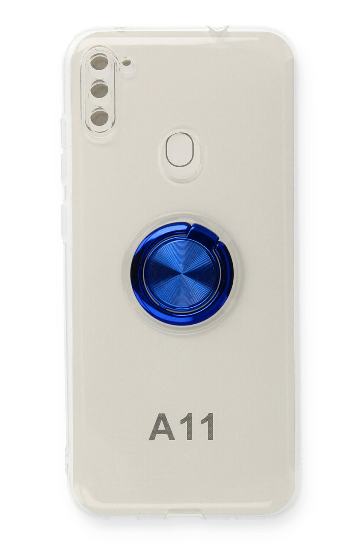 Newface Samsung Galaxy A11 Kılıf Zegna Yüzüklü Silikon Kapak - Rose