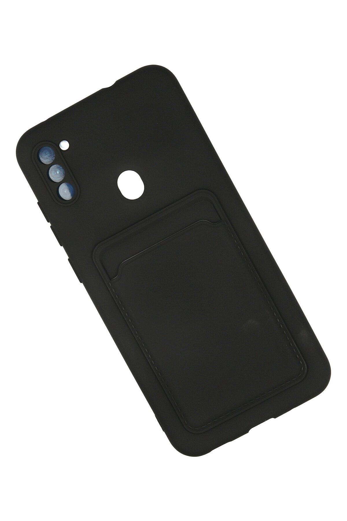Newface Samsung Galaxy A11 Kılıf Montreal Silikon Kapak - Siyah
