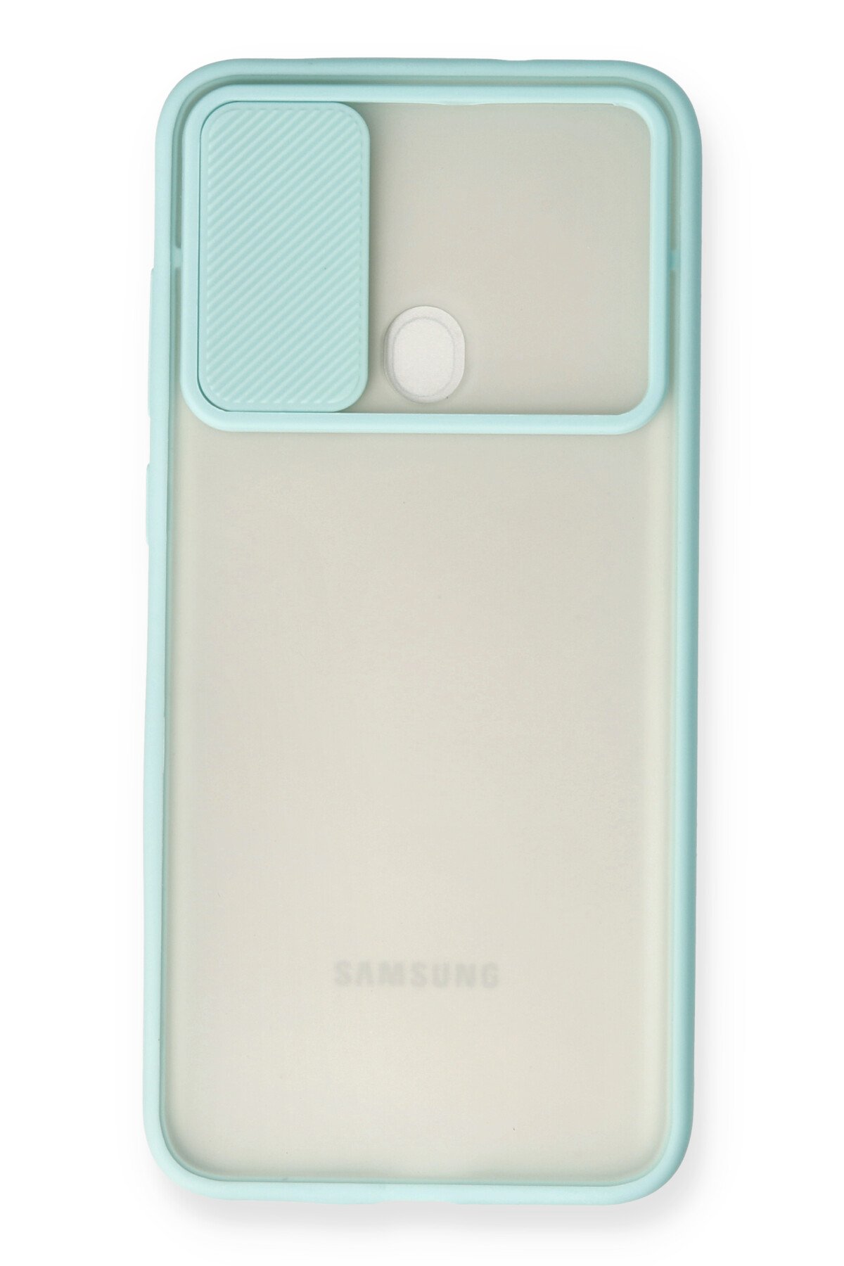 Newface Samsung Galaxy A11 Kılıf Miami Şeffaf Silikon  - Kırmızı