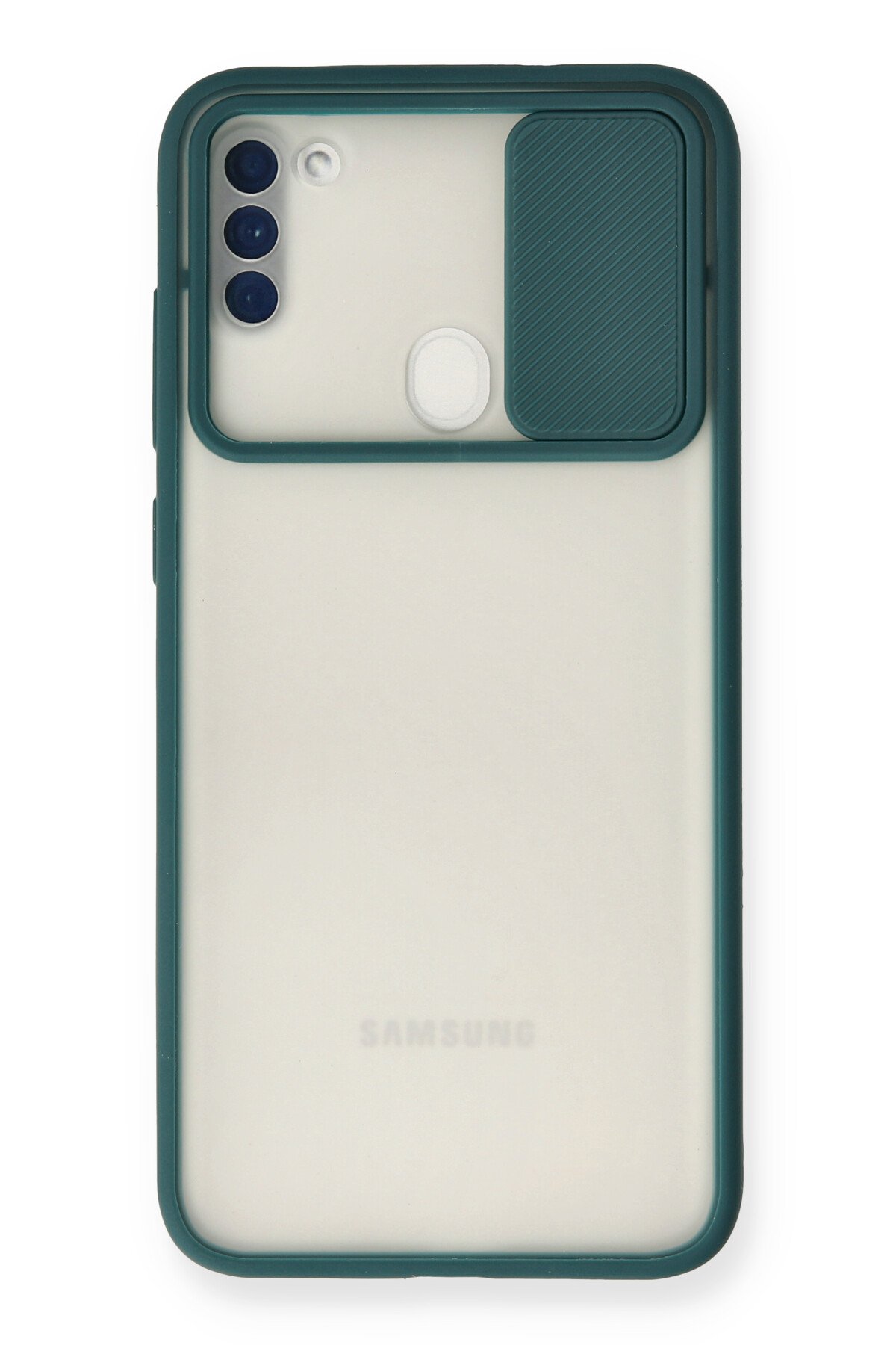 Newface Samsung Galaxy M11 Kılıf First Silikon - Mavi