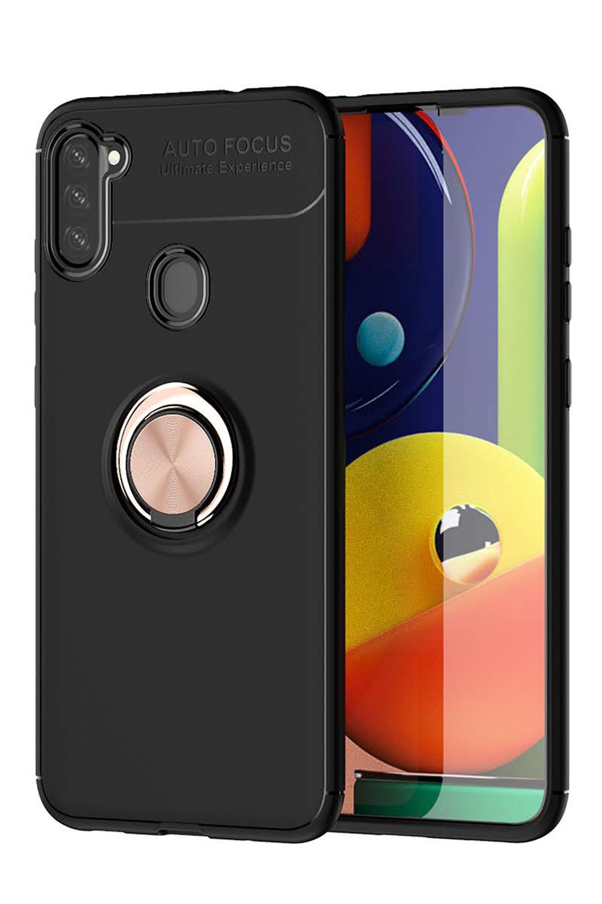 Newface Samsung Galaxy A11 Kılıf Platin Kamera Koruma Silikon - Lila