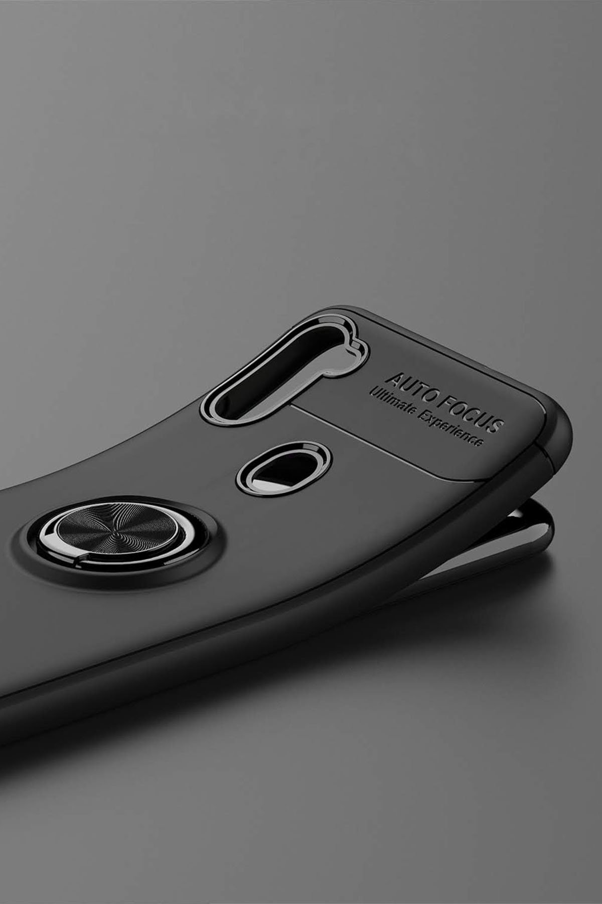 Newface Samsung Galaxy A11 Kılıf Viktor Yüzüklü Silikon - Sarı