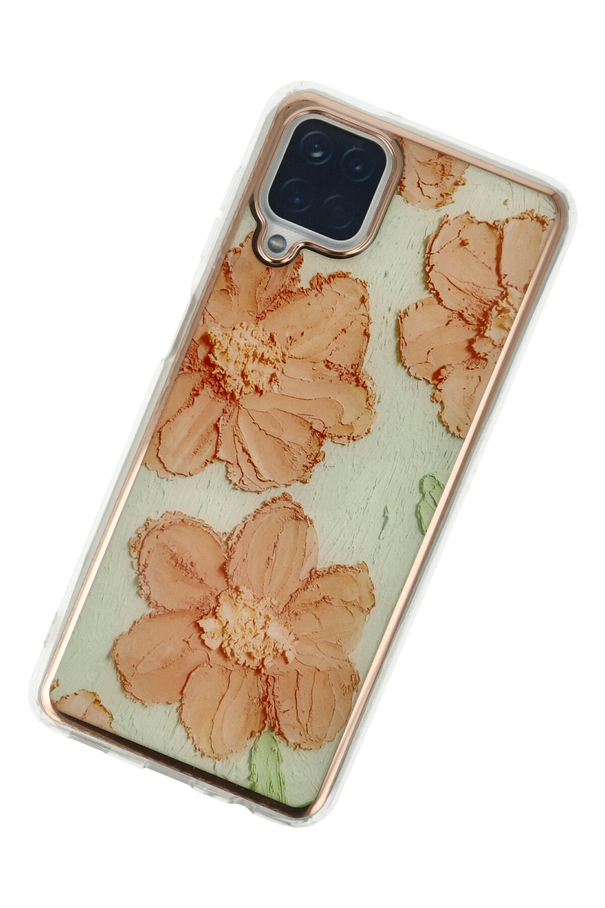 Newface Samsung Galaxy A12 Kılıf Zuma Kartvizitli Yüzüklü Silikon - Kırmızı