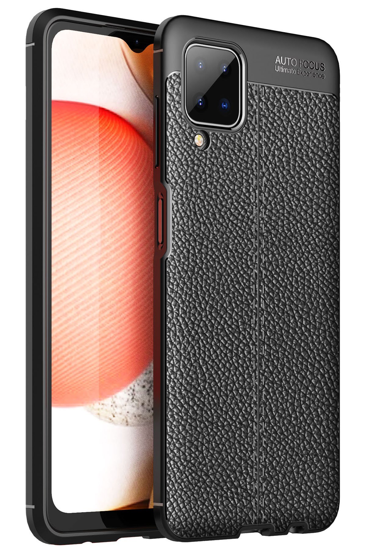 Newface Samsung Galaxy M12 Kılıf Zuma Kartvizitli Yüzüklü Silikon - Kırmızı