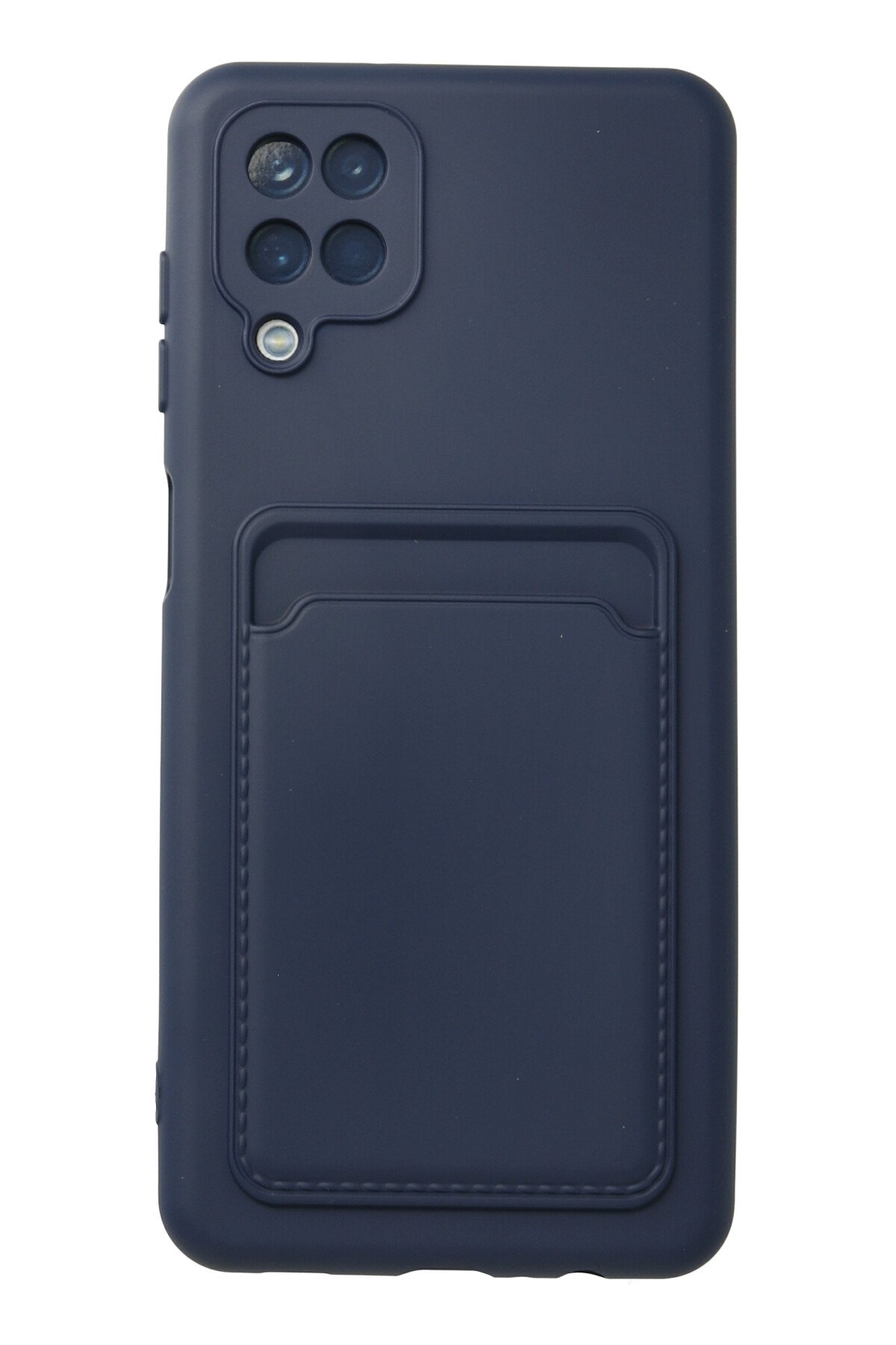 Newface Samsung Galaxy A12 Kılıf Loop Deri Silikon - Siyah