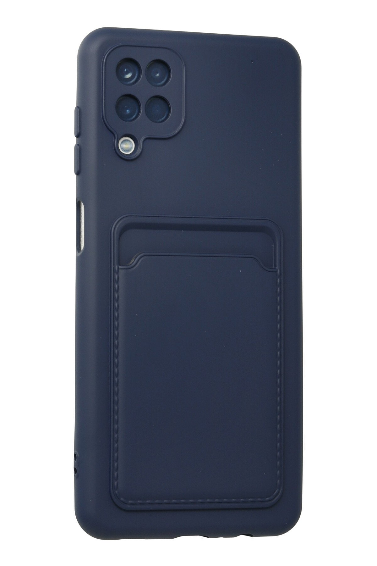 Newface Samsung Galaxy A12 Kılıf Loop Deri Silikon - Siyah