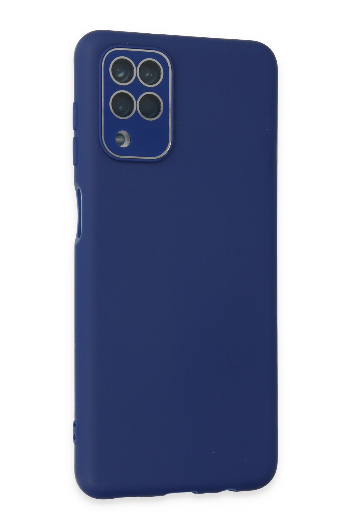 Newface Samsung Galaxy A12 Kılıf Sofya Yüzüklü Silikon Kapak - Rose