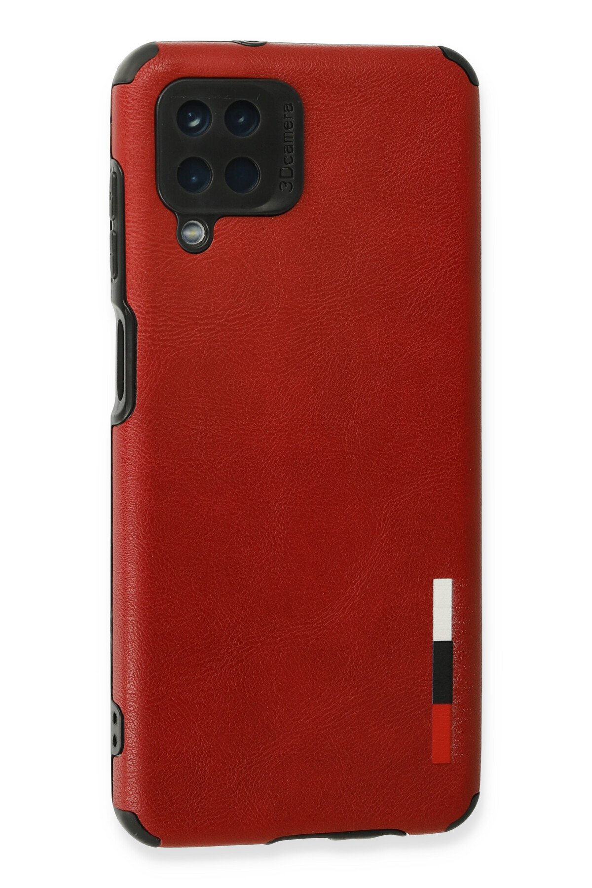 Newface Samsung Galaxy A12 Kılıf Pars Lens Yüzüklü Silikon - Yeşil